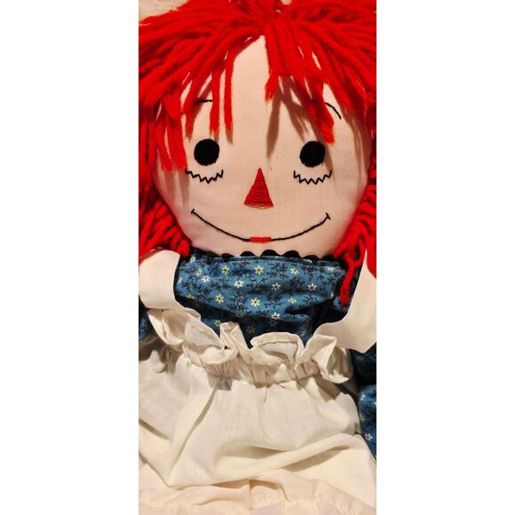 25 Inch Raggedy Ann Cloth Doll - Picture 2 of 6